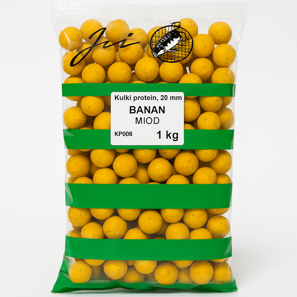 Protein Boilies 20 mm – Banane & Honig