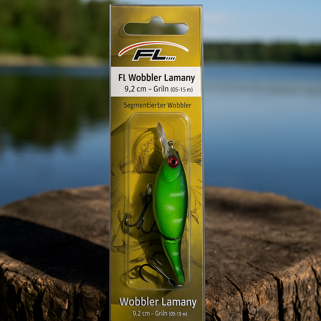 FL Wobbler Lamany 9,2 cm – Grün (0,5–1,5 m)