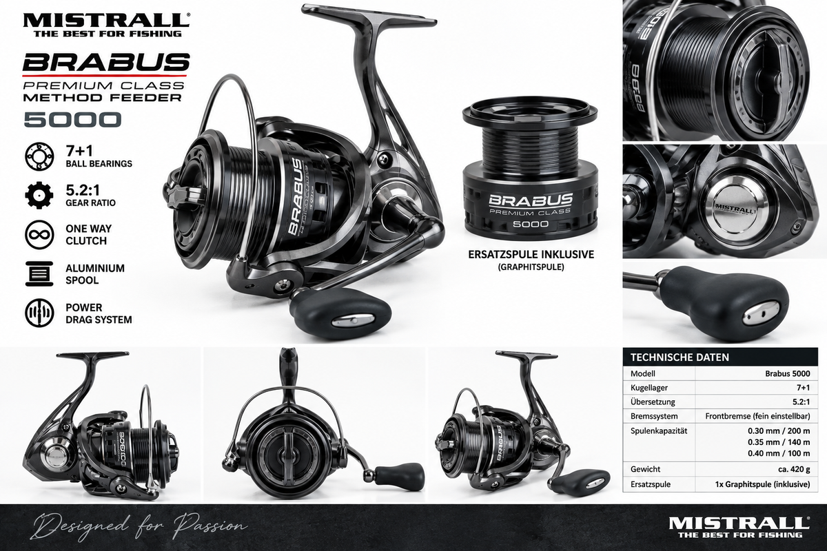 Mistrall Brabus Premium Class Method Feeder 5000