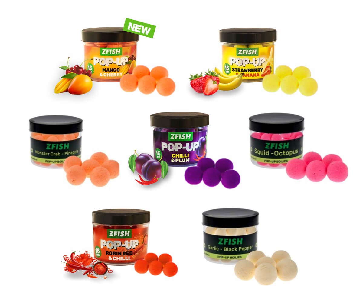Zfish Floating Boilies Pop-Up 16mm - 60g