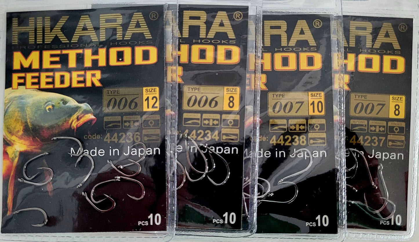 Traper HIKARA Professional Hooks Method-Feeder, 10 Stck.