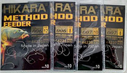 Traper HIKARA Professional Hooks Method-Feeder, 10 Stck.