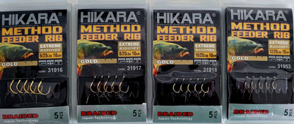 Traper HIKARA Professional Hooks Method-Feeder-Rig EXTREME BAYONET, 5 Stck.