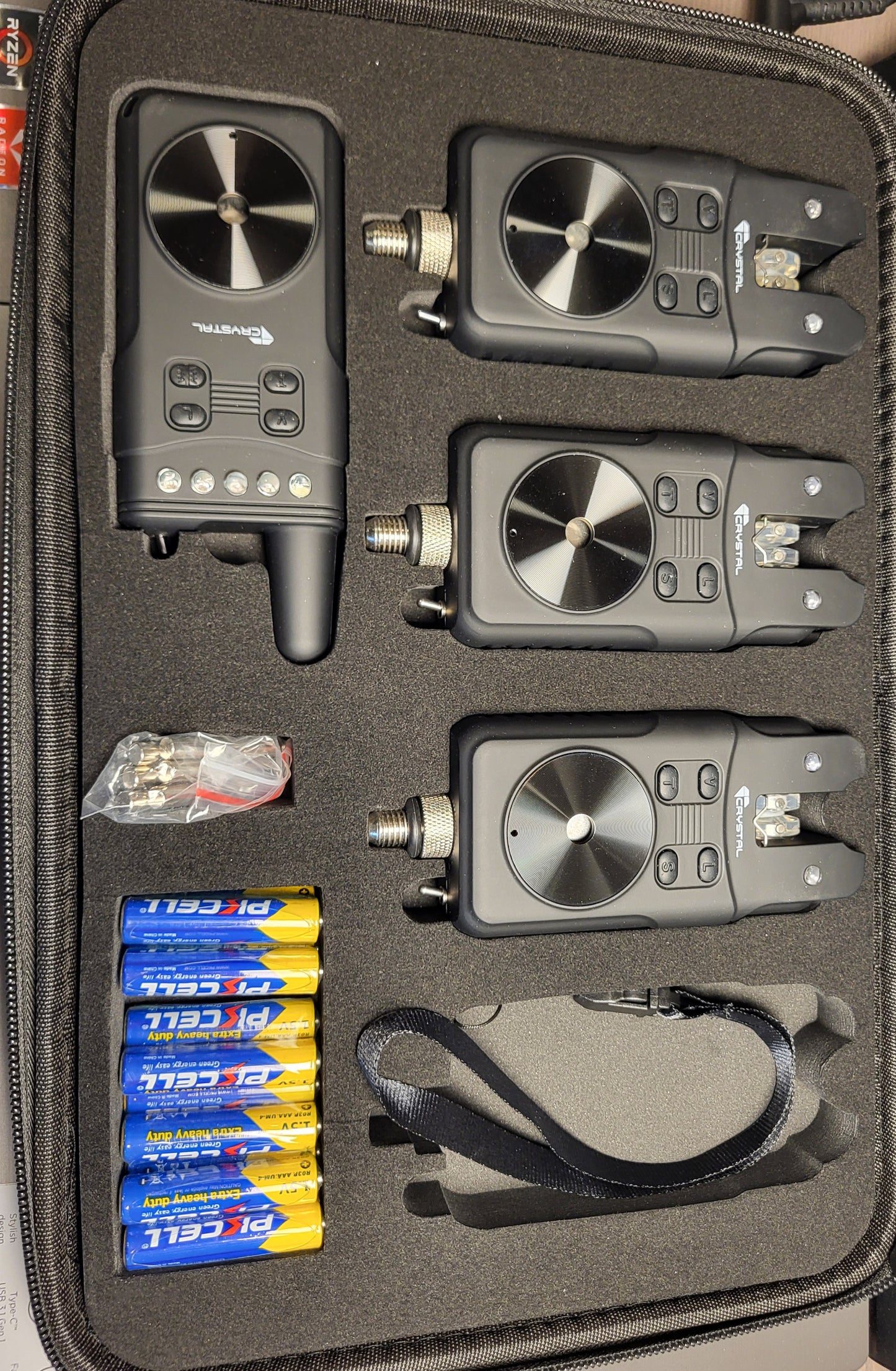 Crystal  Elektronischer Bissanzeiger-Set 3+1