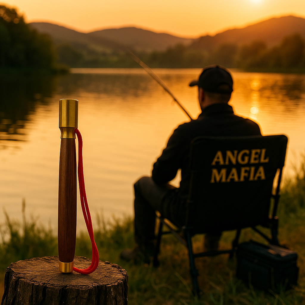 Fischbetäuber mit Holzgriff und Handschlaufe