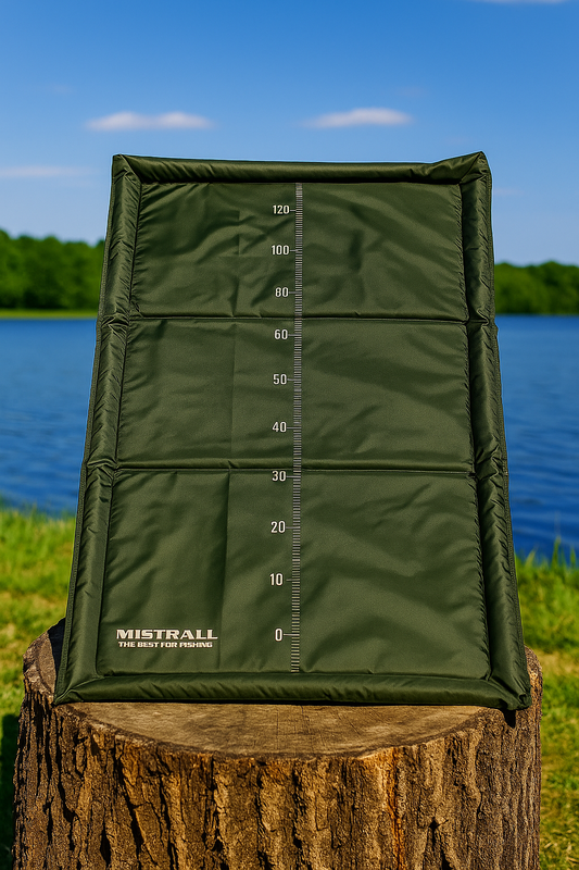 Mistrall Abhakmatte mit Maßband – 120 cm Schutz für deinen Fang