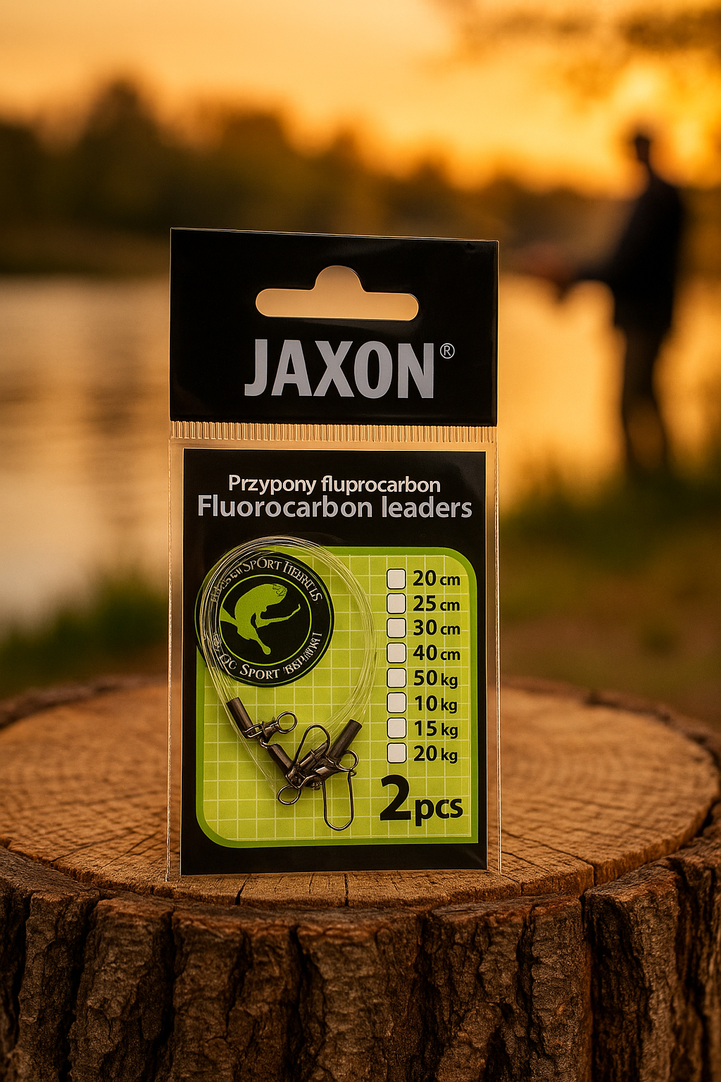 Jaxon Fluorocarbon Vorfächer – 2 Stück