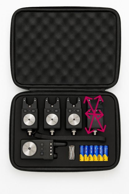 Crystal  Elektronischer Bissanzeiger-Set 3+1