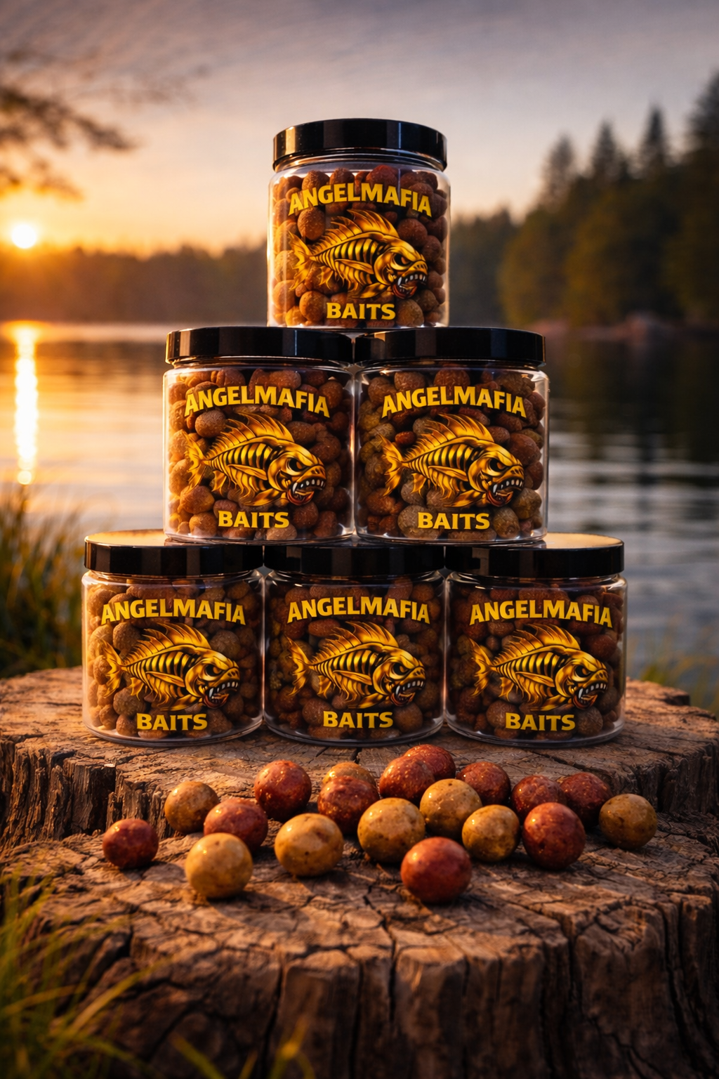 AngelMafia Baits Boilie-Serie – 15 mm & 20 mm – 100 g Packung