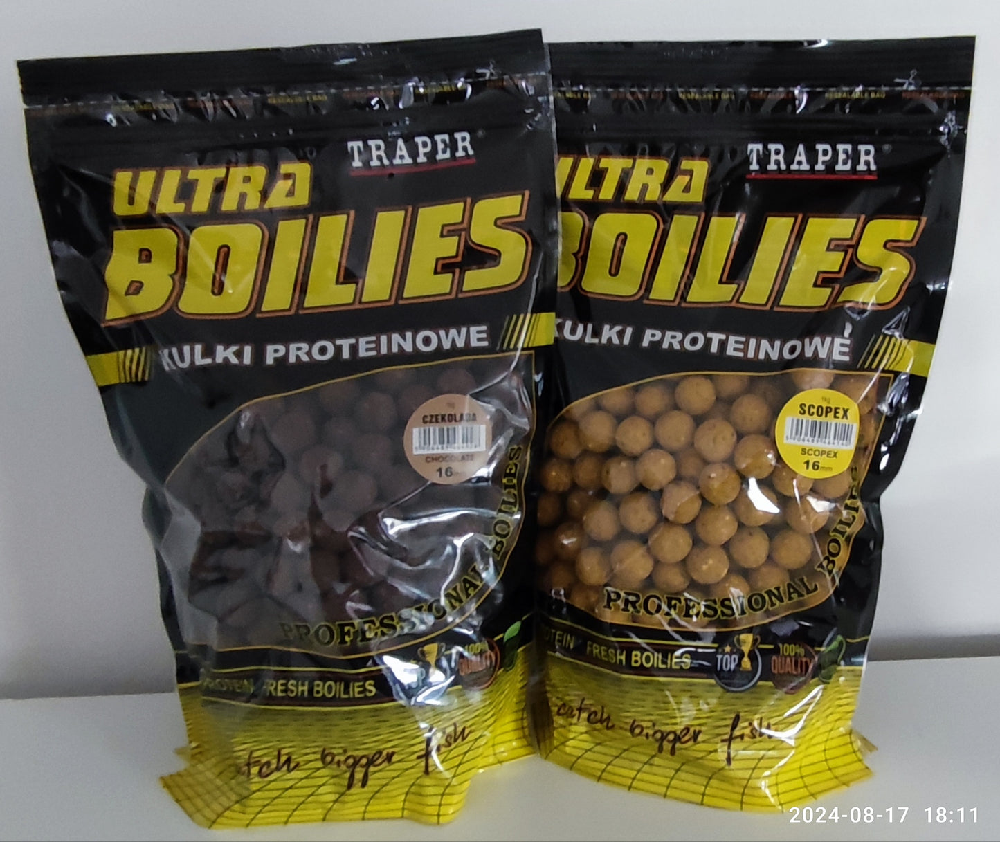 Traper Ultra Boilies 1 Kg, 16 mm