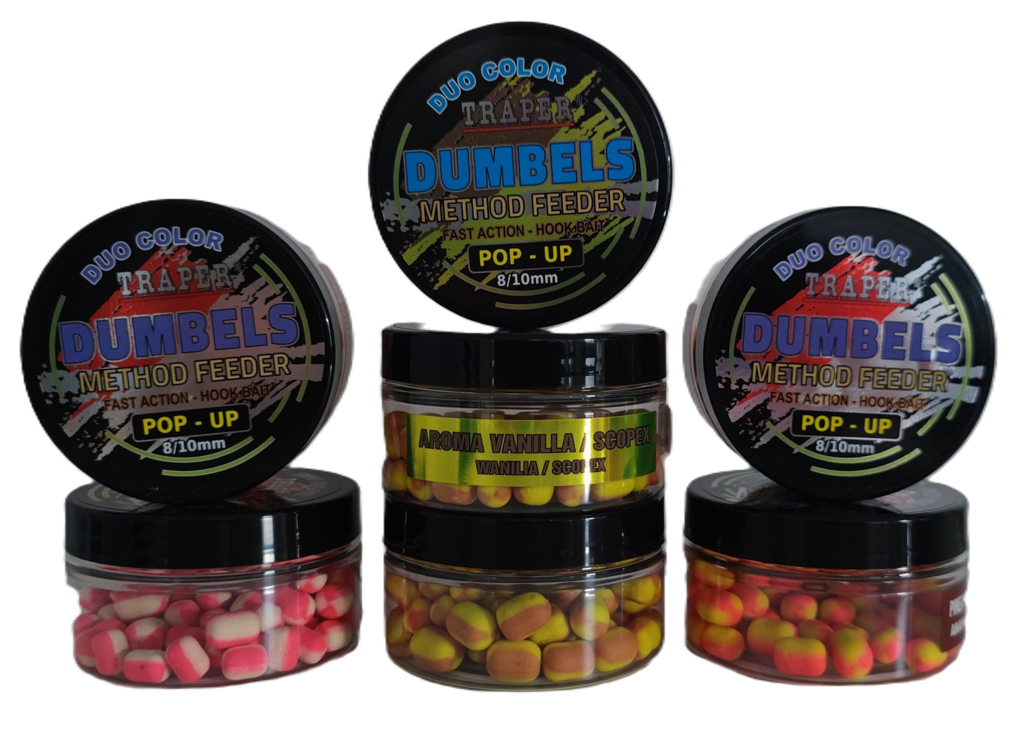 Traper DUMBELS Method Feeder POP-UP, 8/10 mm, 30 g