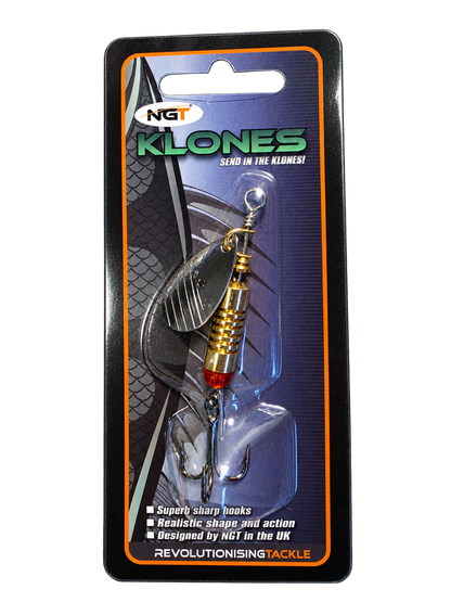 NGT Klones Spinner 7–10 g – verschiedene Farben und Modelle