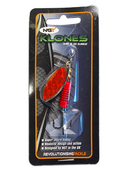 NGT Klones Spinner 7–10 g – verschiedene Farben und Modelle