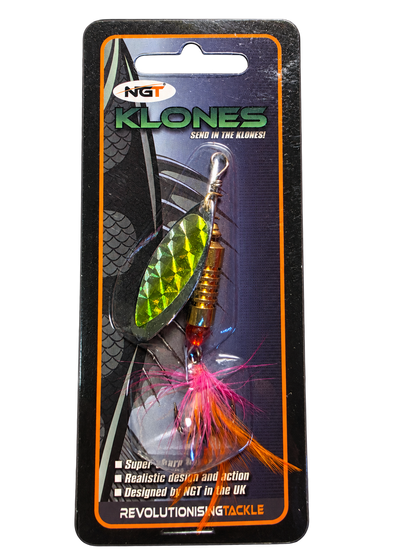 NGT Klones Spinner 7–10 g – verschiedene Farben und Modelle