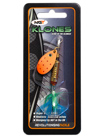 NGT Klones Spinner 7–10 g – verschiedene Farben und Modelle