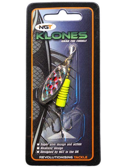 NGT Klones Spinner 7–10 g – verschiedene Farben und Modelle