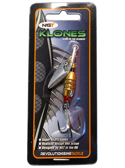 NGT Klones Spinner 7–10 g – verschiedene Farben und Modelle