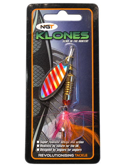 NGT Klones Spinner 7–10 g – verschiedene Farben und Modelle