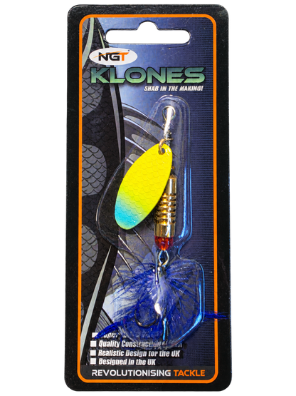 NGT Klones Spinner 7–10 g – verschiedene Farben und Modelle