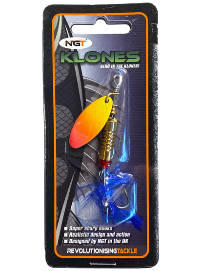 NGT Klones Spinner 7–10 g – verschiedene Farben und Modelle