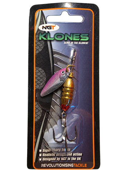 NGT Klones Spinner 7–10 g – verschiedene Farben und Modelle