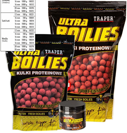 Traper Ultra Boilies 16 mm, 100 g.