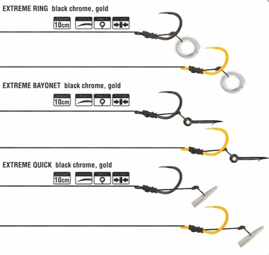 Traper HIKARA Professional Hooks Method-Feeder-Rig EXTREME RING, 5 Stck.