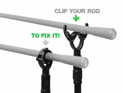 Rutenhalter Butt Grip mit Schnellverschluss