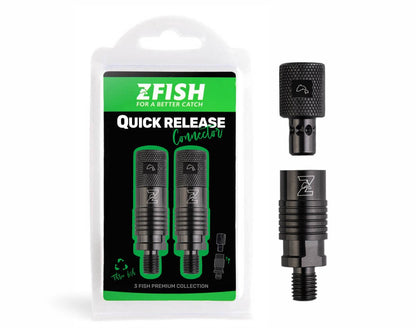 ZFISH QR Schnellwechseladapter für Bissanzeiger & Rutenhalter (2 Stück)