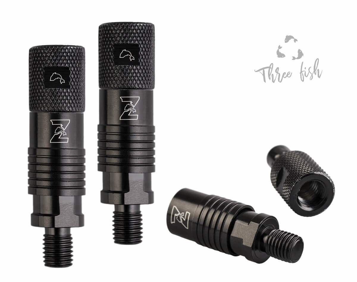 ZFISH QR Schnellwechseladapter für Bissanzeiger & Rutenhalter (2 Stück)